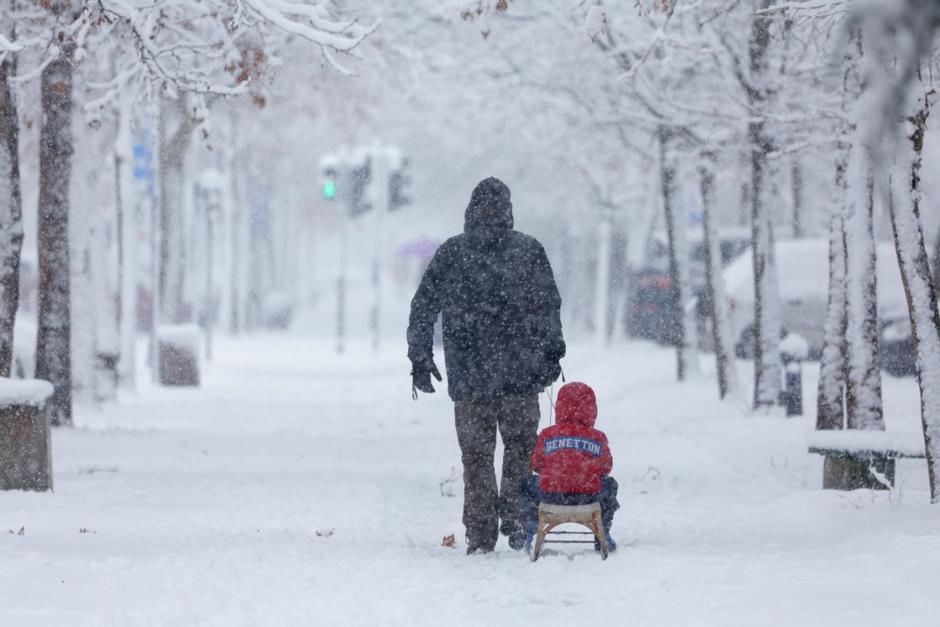 zimske razmere sneg Beograd | Avtor: Epa