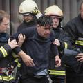 Gasilcu so na kraju dogodka nudili prvo pomoč.