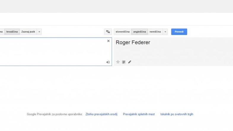 Google Translate Marin Čilić Roger Federer