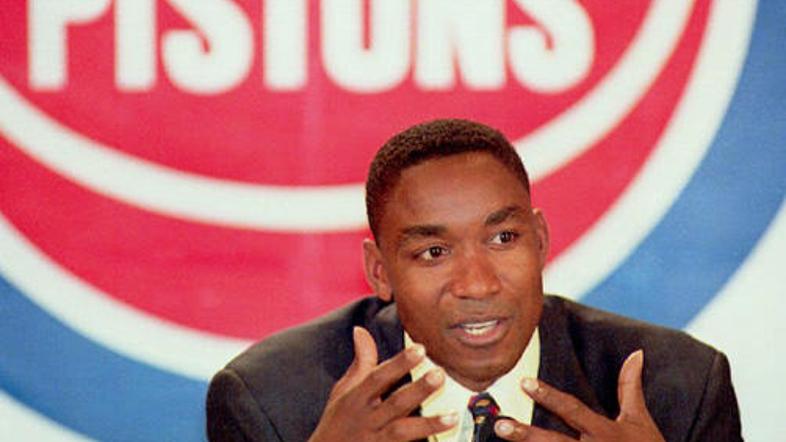 Isiah Thomas, od leta 1981 do 1994, številka 11 Detroit Pistonsov, s povprečjem 