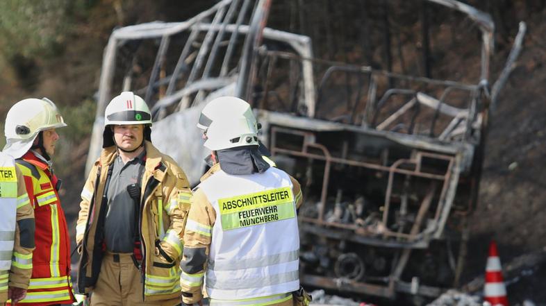 Nesreča avtobusa na Bavarskem