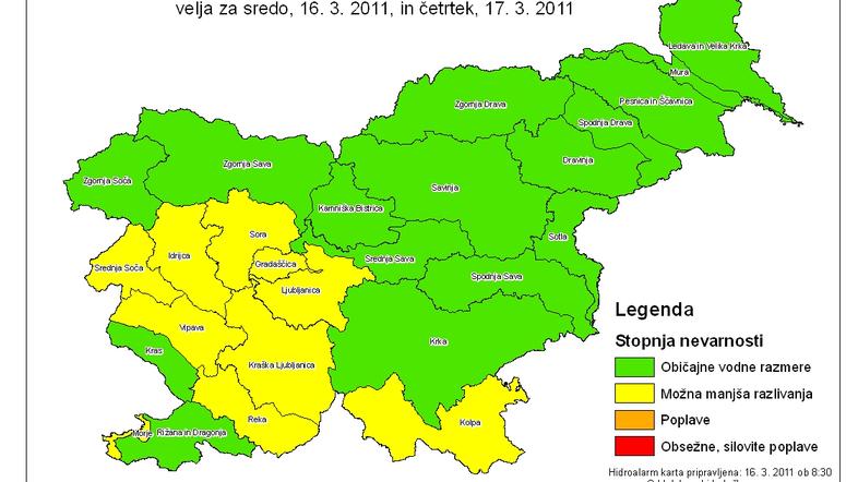 Za povečavo klikni na grafiko. (Foto: ARSO)