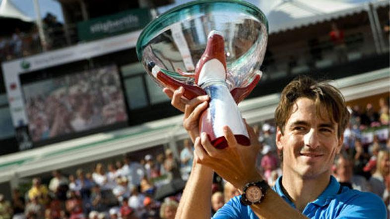 Tommy Robredo je drugič v karieri slavil v švedskem Gaastadu.