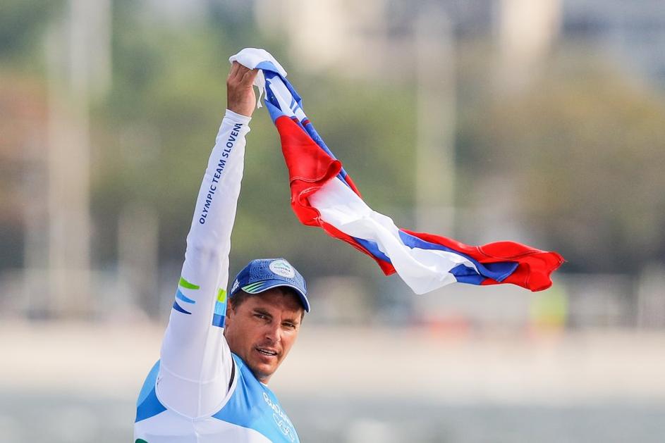 Vasilij Žbogar jadranje razred finn Rio 2016 finalni plov