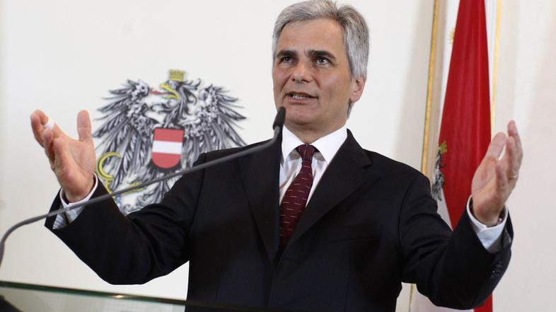 avstrijski kancler Werner Faymann