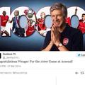 arsene wenger 1000 tekem