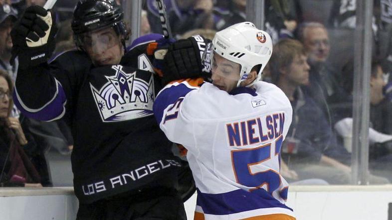 Anže Kopitar je vpisal eno točko in nov poraz. (Foto: Reuters)