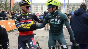 Remco Evenepoel in Primož Roglič