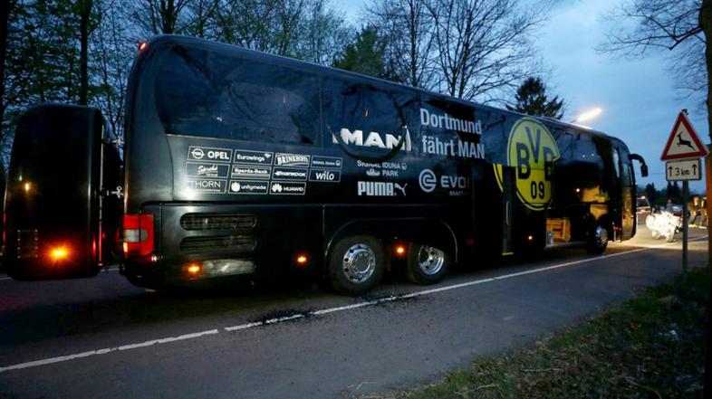 avtobus Borussia Dortmund eksplozija