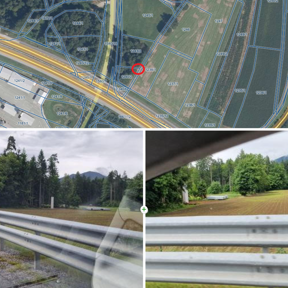 Oglaševalski pano v postavljanju v občini Naklo | Avtor: Arhiv skupine Očistimo Slovenijo reklamnih panojev