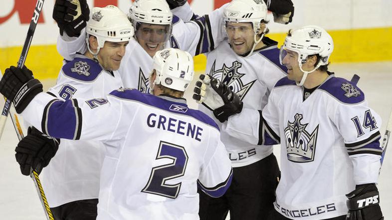 Anže Kopitar je podal pri drugem golu Los Angelesa. (Foto: Reuters)