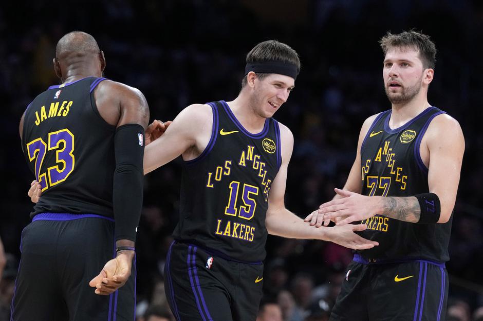 LeBron James, Austin Reaves, Luka Dončić | Avtor: Profimedia