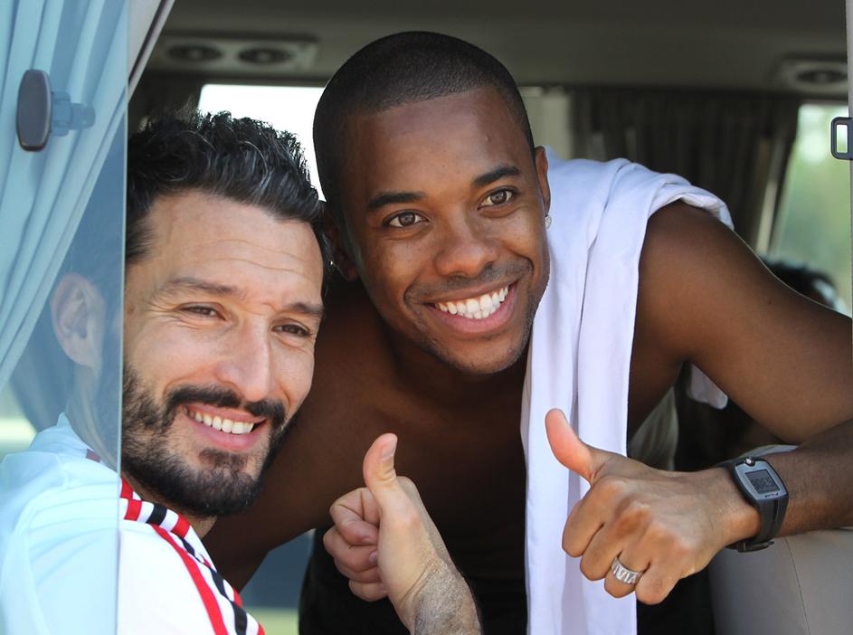 Milan priprave Robinho Zambrotta