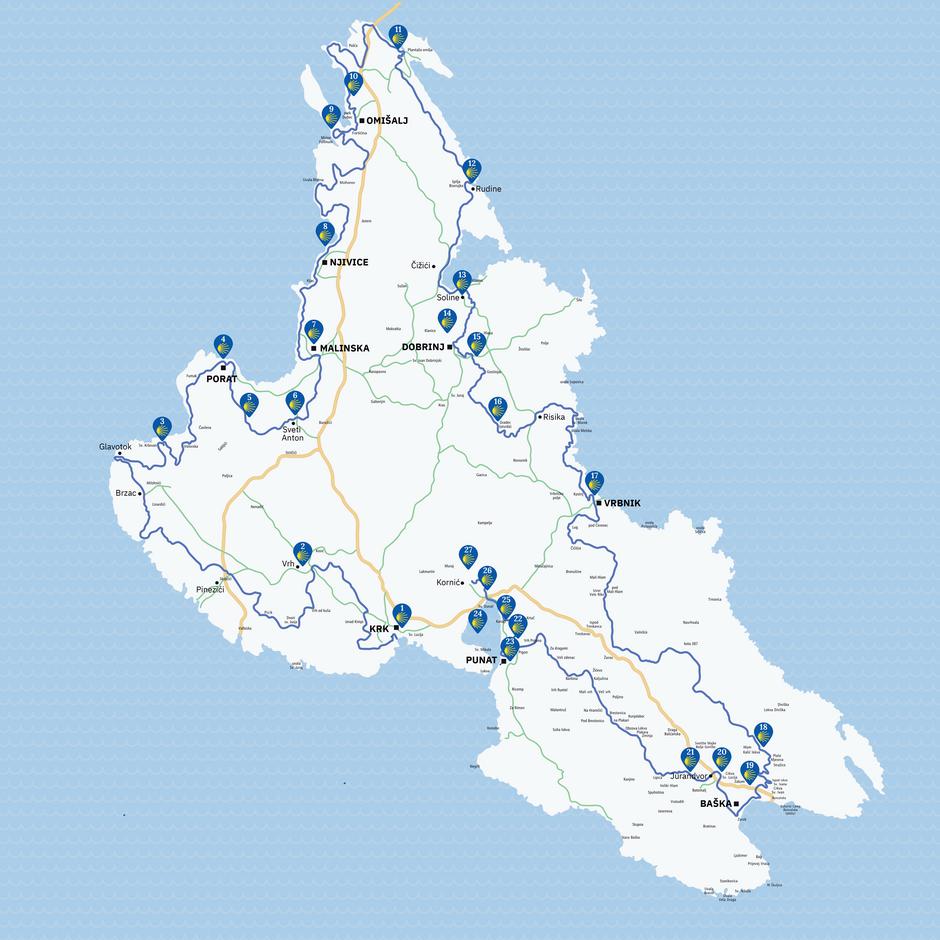 Camino Krk | Avtor: TZ Krka