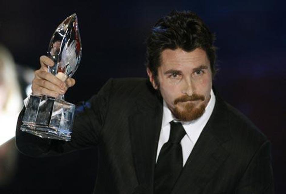 Christian Bale se je na prireditvi spomnil Heatha Ledgerja.