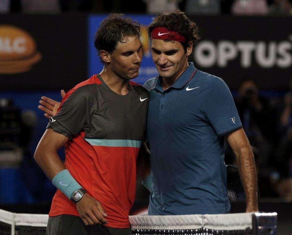 op avstralije polfinale rafael nadal roger federer