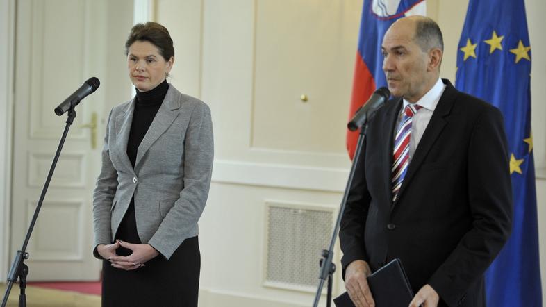 slovenija 21.03.13, Alenka Bratusek, mandatarka, Janez Jansa, primopredaja, vlad