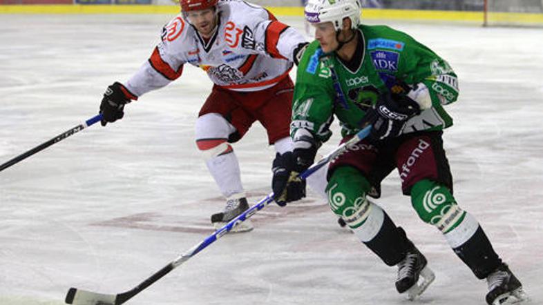 Železarji so prišli do izenačenja, a klonili v podaljšku. (Foto: Nik Rovan)
