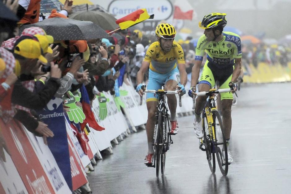 Alberto Contador, Vincenzo Nibali | Avtor: EPA