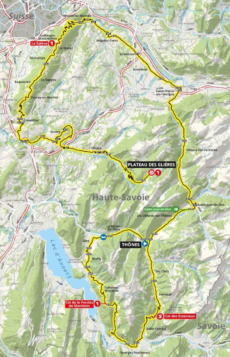 Trasa 8. etape kriterija Dauphine | Avtor: Cyclingstage
