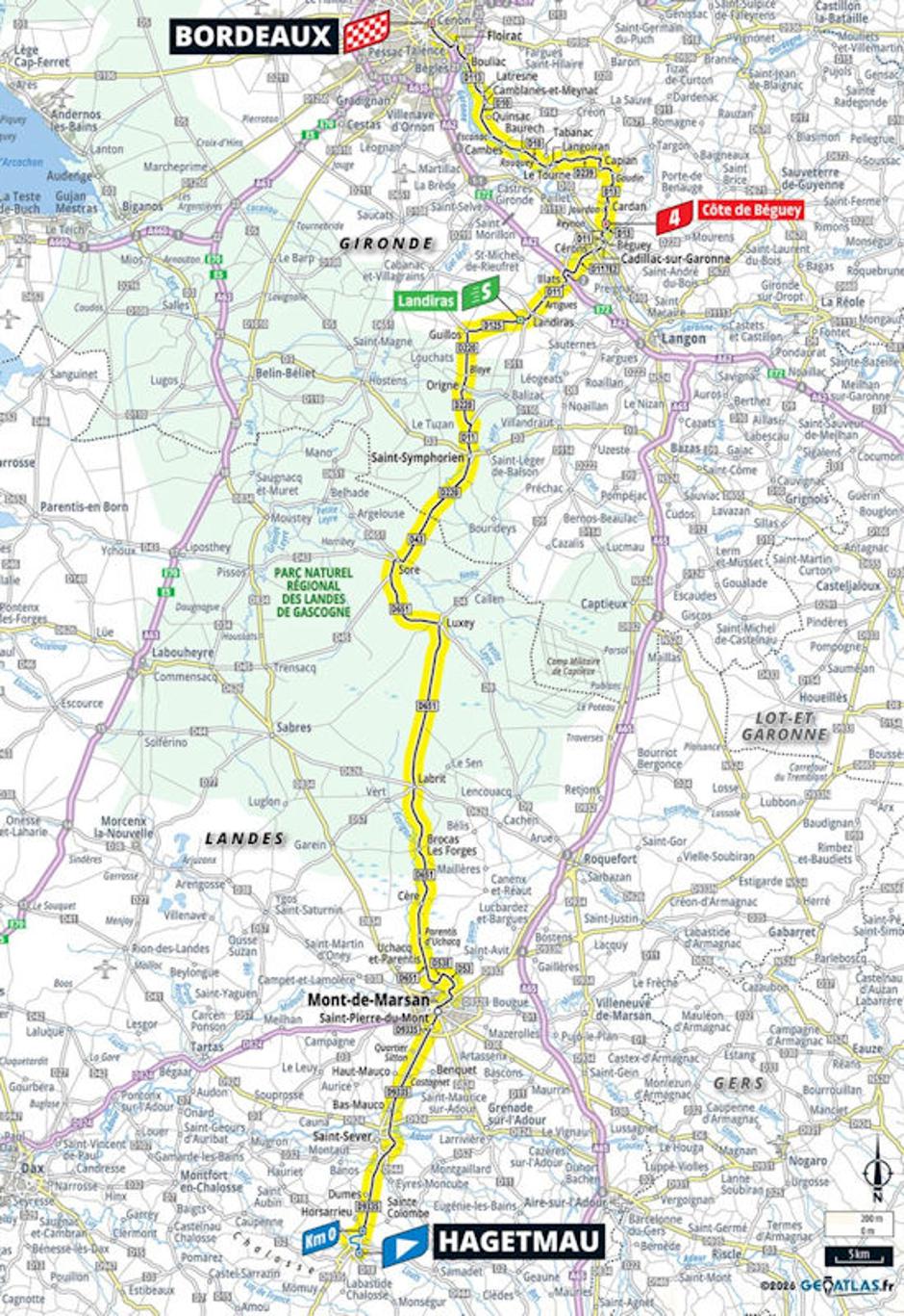 Trasa 7. etape Toura | Avtor: Cyclingstage