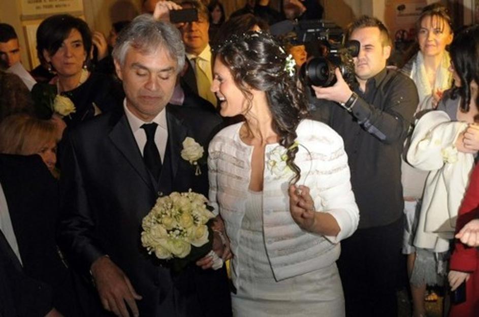 Andrea Bocelli Veronica Berti poroka