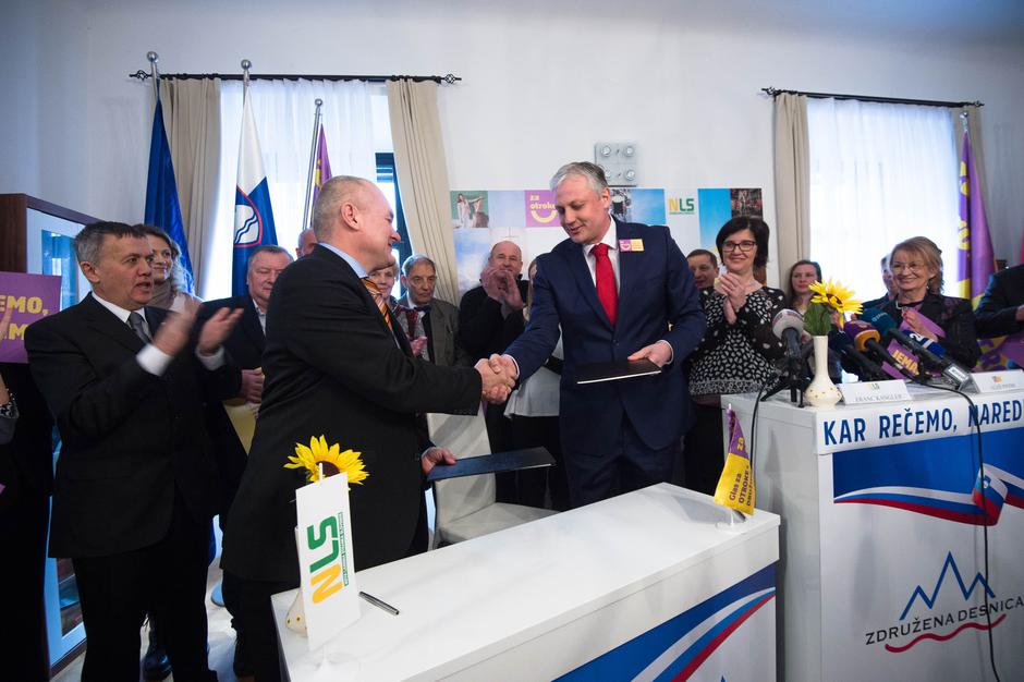 Združena desnica | Avtor: Anže Petkovšek