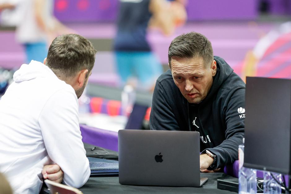 trening košarkarske reprezentance slovenije, aleksander sekulić | Avtor: Saša Despot
