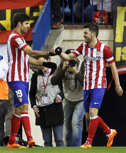 Villa Diego Costa Atletico Madrid Sevilla Liga BBVA Španija prvenstvo