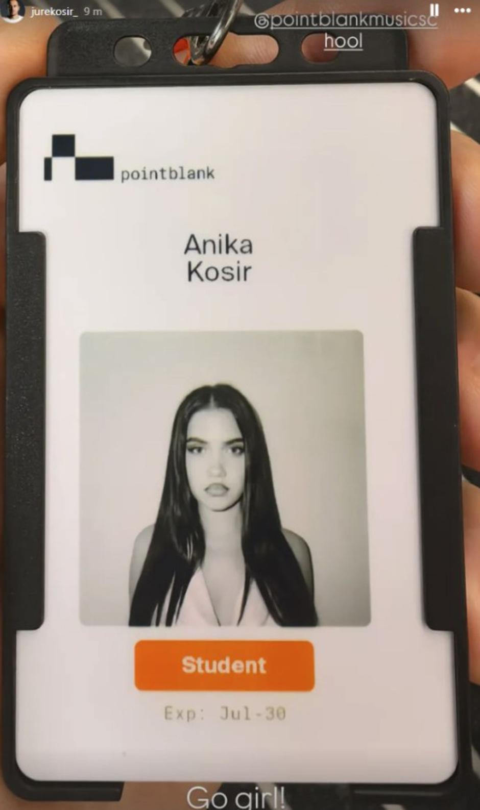 Anika Košir | Avtor: Instagram
