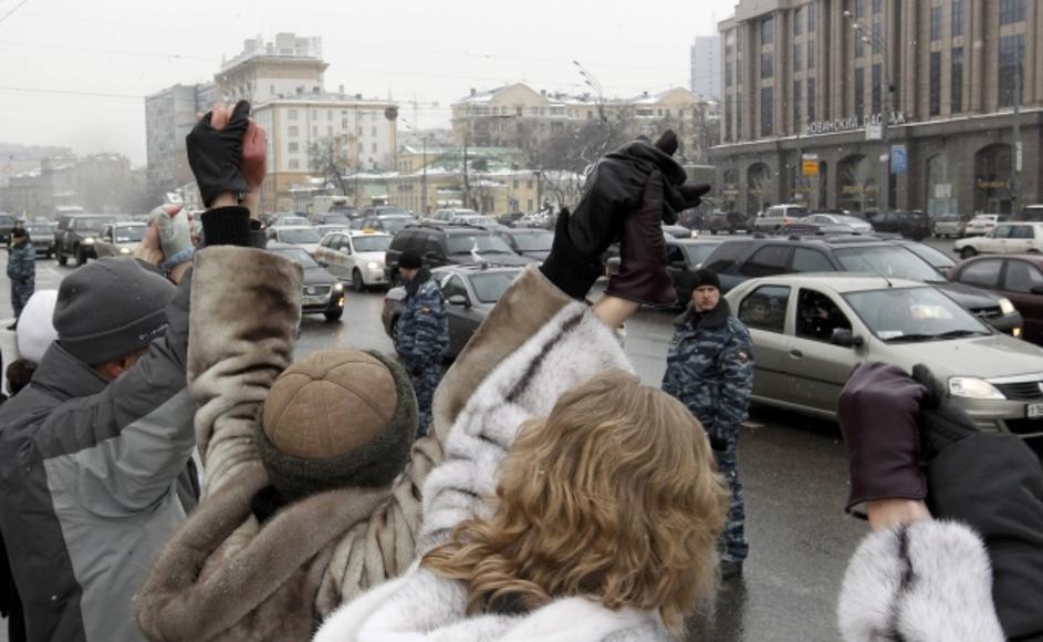 Protest proti Putinu