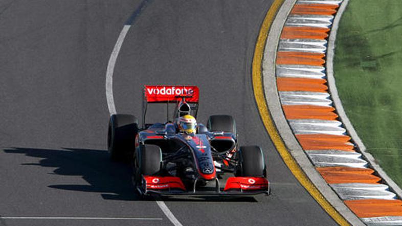 Lewis Hamilton (McLaren) je v Melbournu dobil šest točk.