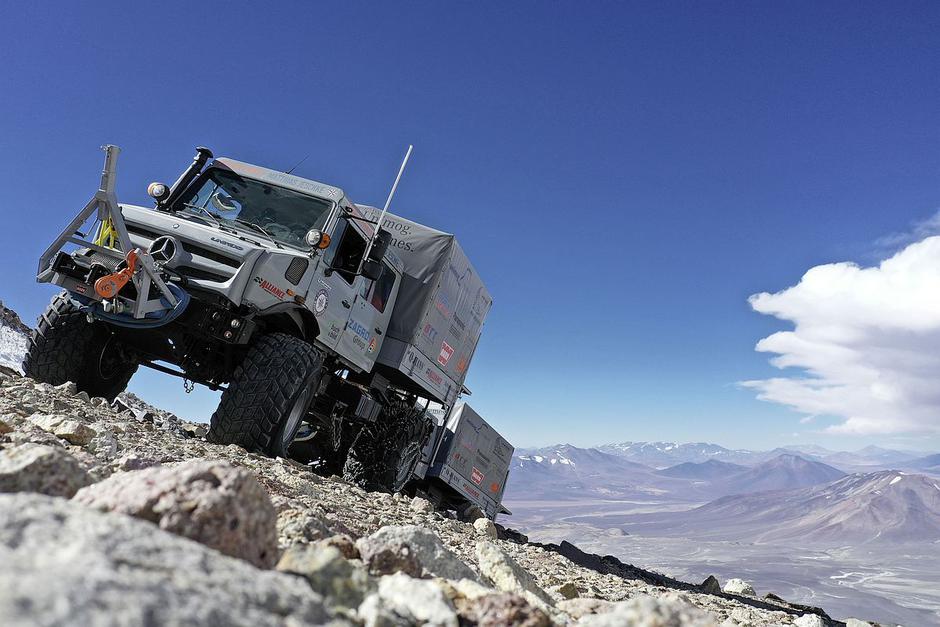 unimog, višinski rekord, ojos del salado, atacama, čile | Avtor: Daimler