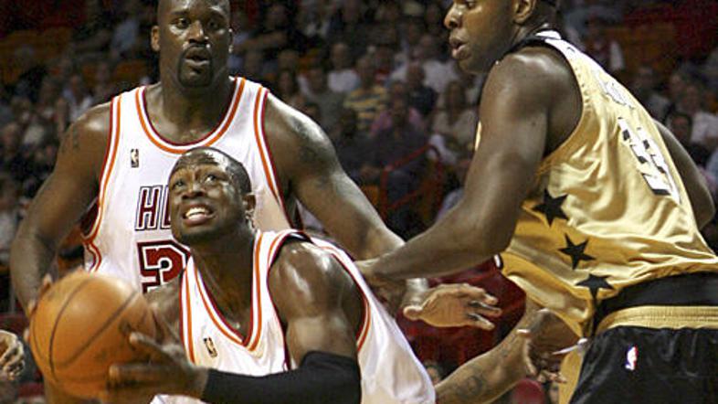 Shaquille O`Neal in Dwayne Wade sta z Miamijem ponovno izgubila.