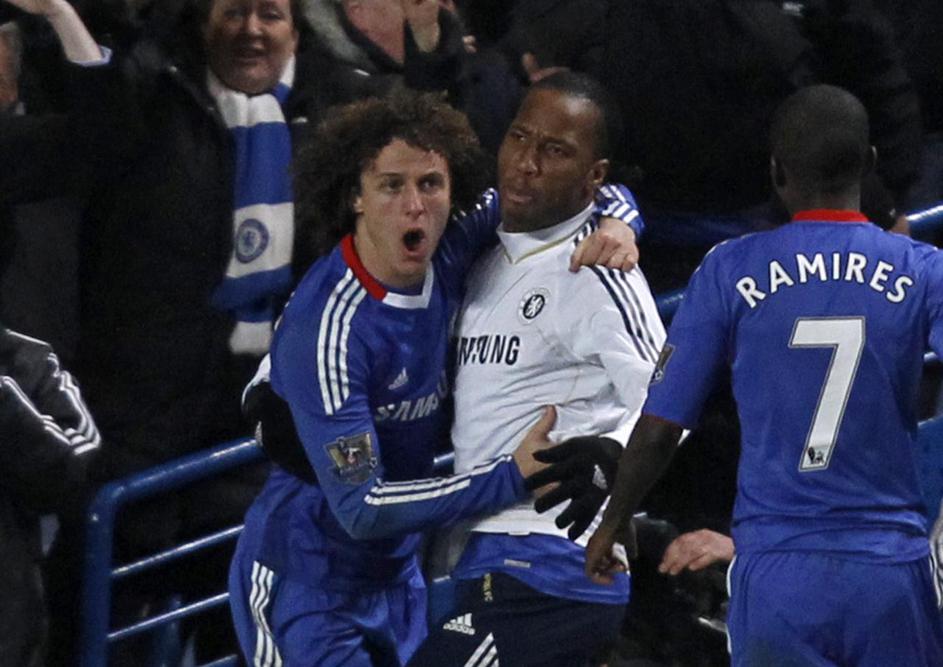 David Luiz gol zadetek veselje proslavljanje slavje proslava