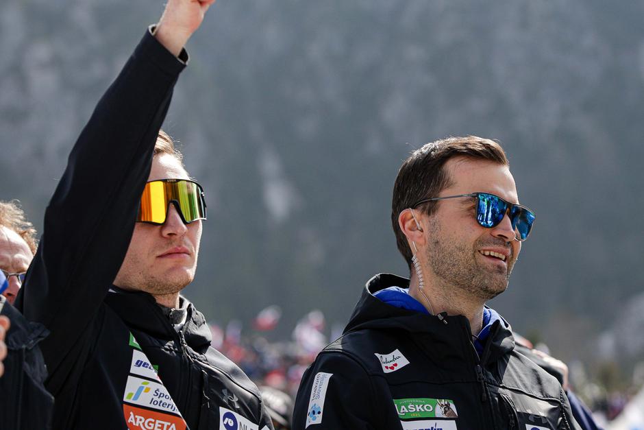 Planica 2024, Anže Lanišek, Robert Hrgota | Avtor: Saša Despot