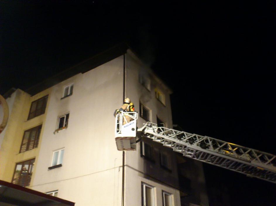 Posredovanje pri požaru v Kropi