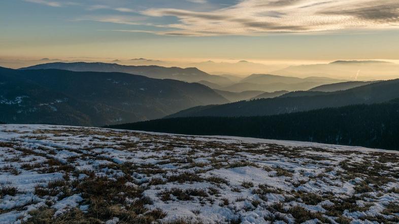 hribi planine sneg vreme