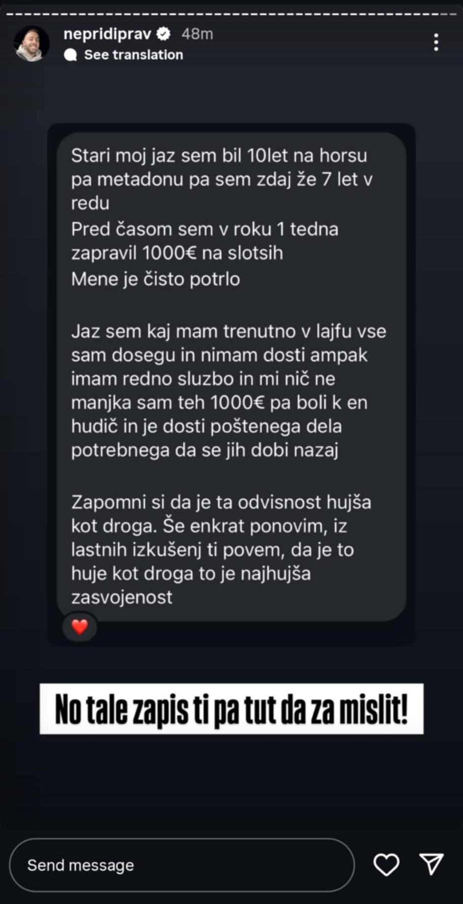 Igre na srečo | Avtor: Instagram/Aleksandar Repić/posnetek zaslona