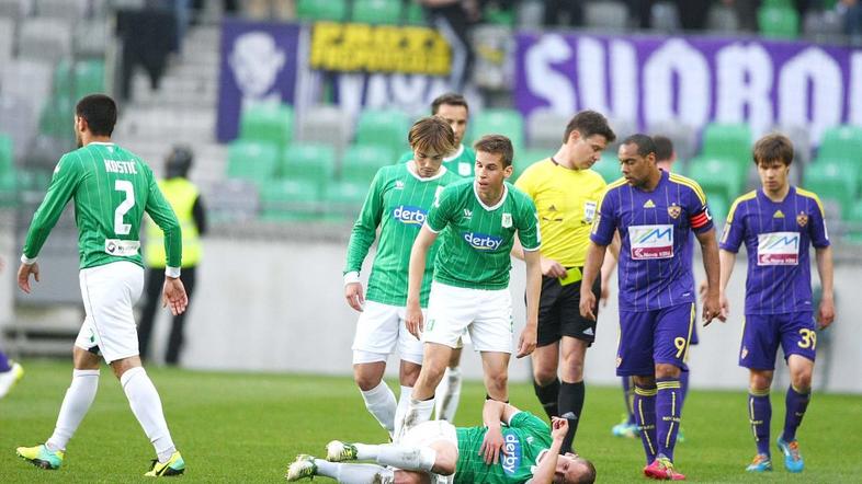 (Olimpija - Maribor) pokal polfinale stožice