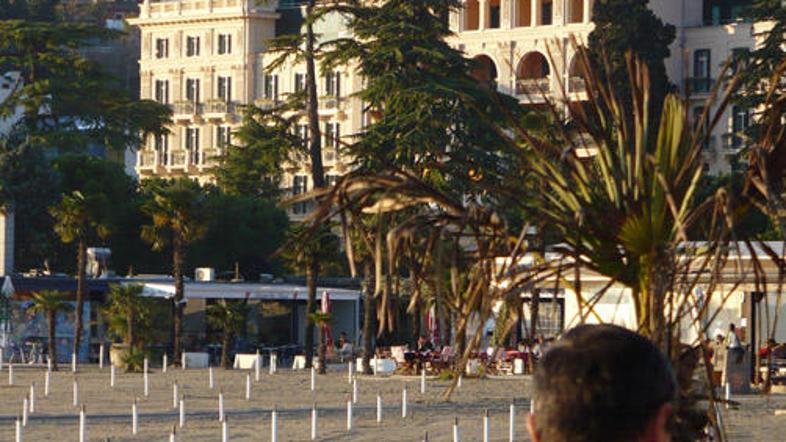 Najdražji hotel v Portorožu je bil med prazniki skoraj polno zaseden.