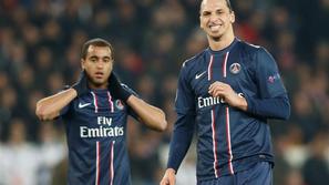 liga prvakov psg barcelona ibrahimović moura