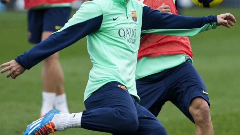 barcelona trening messi