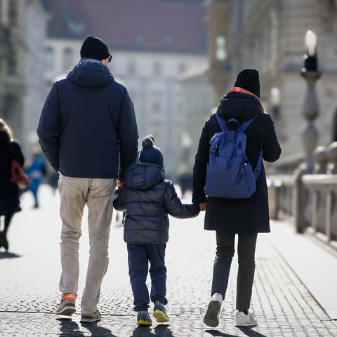 družina, starší, otrok