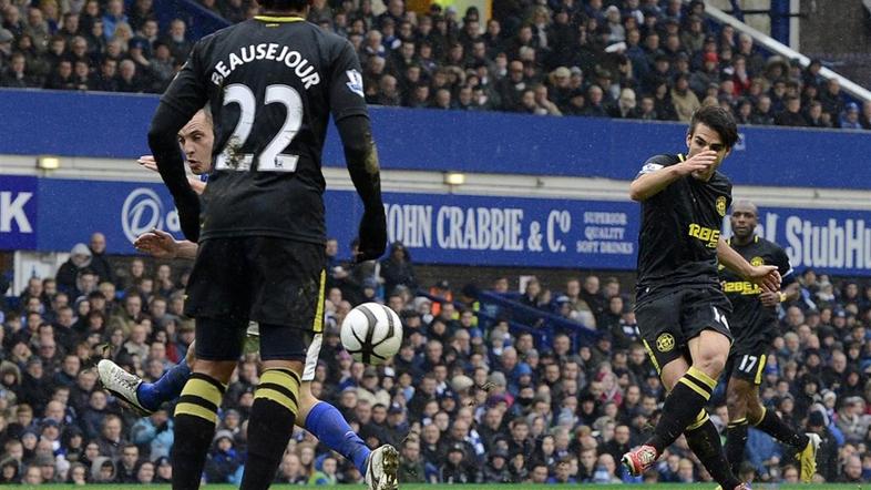 Jordi Gomez Everton Wigan Athletic pokal FA