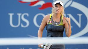 Za moč na treningih Caroline Wozniacki tudi boksa. (Foto: Reuters)