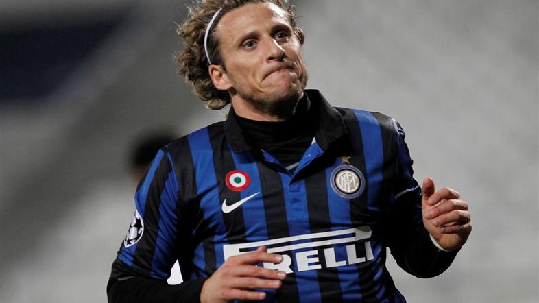 Forlan Marseille Inter Milan Liga prvakov osmina finala