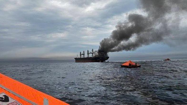 goreči tanker v Hormuški ožini