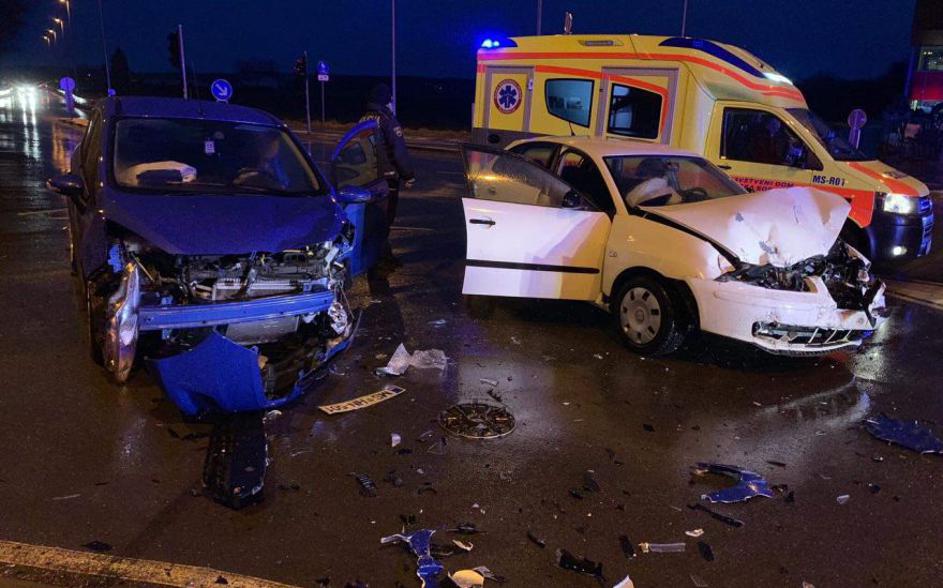 Prometna nesreča v Murski Soboti