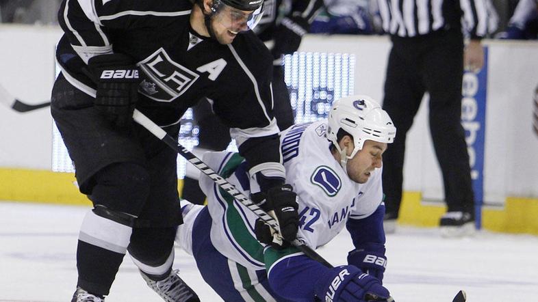 NHL končnica zadnja tekma Kings Canucks Anže Kopitar